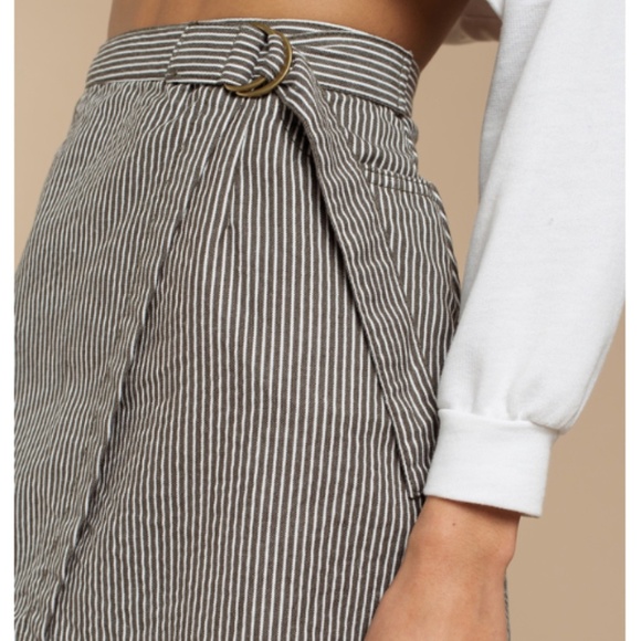 The Fifth Label Greenwood Multi Stripe Skirt NEW - Picture 3 of 13